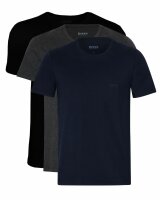 Unterziehshirts Rundhals kurzer Arm 3er Pack Farbmix...