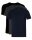 Unterziehshirts Rundhals kurzer Arm 3er Pack Farbmix Baumwolle