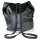 Capri Beachbag Rucksack Strandtasche 35 x 45 x 12 cm Schwarz Silber