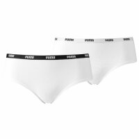 PUMA Microfiber Damen Hipster 2er Pack Panty Slip H&ouml;schen Unterw&auml;sche Logobund