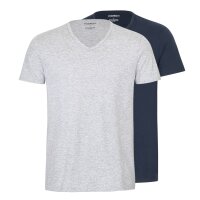 CC722 Herren T-Shirt V-Neck kurzarm Baumwolle Jersey...