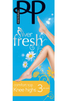 Pretty Polly Silver Fresh Feinkniestr&uuml;mpfe 3er Pack...