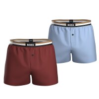 2P Boxer Shorts EW Wowen Pyjama-Shorts Baumwollpopeline...