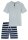 Schlafanzug kurz Shorty Casual Nightwear Organic Cotton